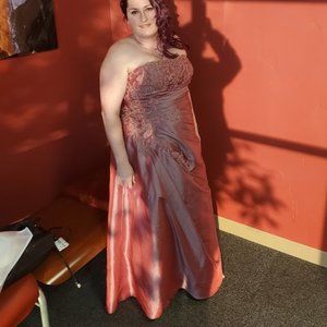 Camille Ball Gown used beautifuly beaded 18W